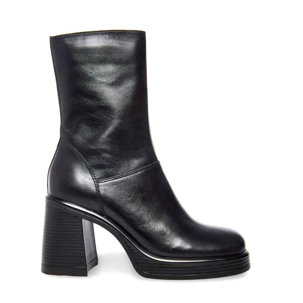 Steve Madden Fantsie Black Leather Boots